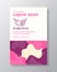 Liquid Soap Package Label Template. Abstract Shapes Camo Background Vector Cover. Cosmetics Packaging Design. Modern