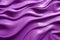 Liquid violet wavy plastic texture. Wrinkle silicone sheet. Generative AI