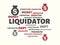 LIQUIDATOR - image with words associated with the topic INSOLVENCY, word, image, illustration