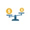 Liquidity icon. Simple flat element from crowdfunding collection. Creative liquidity icon for templates, software and apps