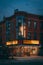 A liquor store in Bushwick at night, Brooklyn, New York City