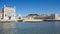 Lisboa downtown: Terreiro do PaÃ§o (Trade Square), Cais das Colunas, statue of king D. JosÃ© and the arch of Augusta street