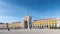 Lisboa, Portugal. Panorama of the arc de Triomphe on the Palace square Commerce in Lisbon