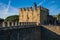 Lisboa Sao Jorge, Georges Castle tower wall panorama, Lisbon, Portugal