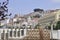 Lisbon, 16th July: Panorama with Fountain from Praca Moniz Square from Baixa district in Lisbon