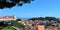 The Lisbon castle and the monastery from Our Lady of the Hill - Miradouro da GraÃ§a