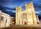 Lisbon cathedral, Alfama, Portugal at night