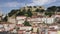 Lisbon city view with Moorish Saint George Castle