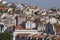 Lisbon downtown overview from the top