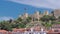 Lisbon fortress of Saint George view, Portugal Castelo de Sao Jorge, timelapse