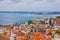 Lisbon houses panoramic view, Portugal