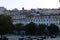 Lisbon houses roof windows hill trees sky