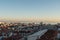 Lisbon old town panorama with historic roofs