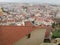 Lisbon old town panorama with historic roofs