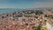 Lisbon Portugal aerial timelapse dronelapse city centre summer drone from above