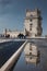 LISBON, PORTUGAL - Belem Tower, 1515-1521, Extremadura, Lisbon.
