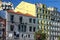 Lisbon, Portugal. Historical decorated tiles building, Alfama