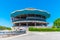 LISBON, PORTUGAL, JUNE 1, 2019: Ruins of a former Monsanto restaurant in Lisbon, Portugal