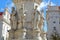 LISBON, PORTUGAL - NOVEMBER 4, 2017: Close-up on Luis de Camoes poet statue at Camoes Square in Bairro Alto neighborhood