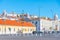 Lisbon, Portugal, October 25, 2021: Landscape of Lisbon dotted w