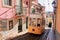 Lisbon Portugal, old town trams
