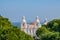 Lisbon, Portugal. Sao Vicente de Fora Monastery, dome of Panteao Nacional