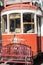 Lisbon red tram