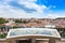 Lisbon rooftop from Sao Pedro de Alcantara viewpoint - Miradouro in Portugal