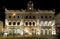 Lisbon\'s art-deco railway station by night