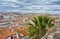 Lisbon from Saint George castle gardens, Portugal