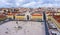 Lisbon sightseeing from above - The central square called Praca do Comercio - CITY OF LISBON, PORTUGAL - NOVEMBER 5