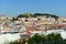 Lisbon skyline and Castle of Sao Jorge, Portugal