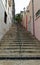 Lisbon street with stairs, Portugal