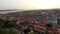 Lisbon sunset zoom timelapse