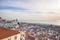 LISBON view Alfama and river Tejo