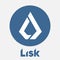 Lisk LSK Vector Logo - Decentralized blockchain applications in JavaScript, crypto currency