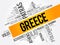 List of cities and towns in Greece, word cloud collage, business and travel concept background