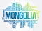 List of cities and towns in Mongolia, word cloud collage, business and travel concept background