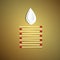 Lit Candle Made from Safety Matches