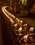 Lit Candles at Shwedagon Pagoda, Yangon, Myanmar