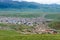 LITANG, CHINA - Jul 18 2014: Grasslands at Litang town. a famous