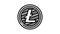 litecoin cryptocurrency color icon animation