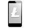 Litecoin On Smathphone Screen Isolated