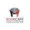 Literary cafe emblem