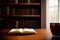 Literary Escape A Realistic Photo of a Captivating Bookshelf.AI Generated