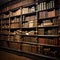 Literary heritage Old bookshelves, a haven for vintage law tomes
