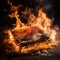 Literary Inferno: The Consuming Flames of a Burning Book