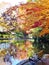 LITHIA PARK POND REFLECTIONS IN THE FALL
