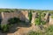 Lithica Stone Quarry on Balearic Islands. Spain. Old Stone-pit on Menorca. Ancient quarry on the island of Menorca