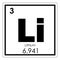 Lithium chemical element